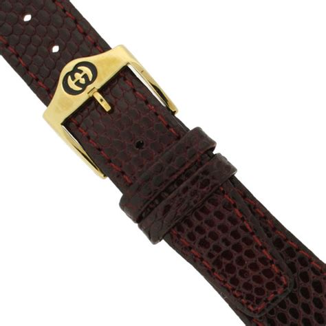 authentic gucci 30001 brown watch band